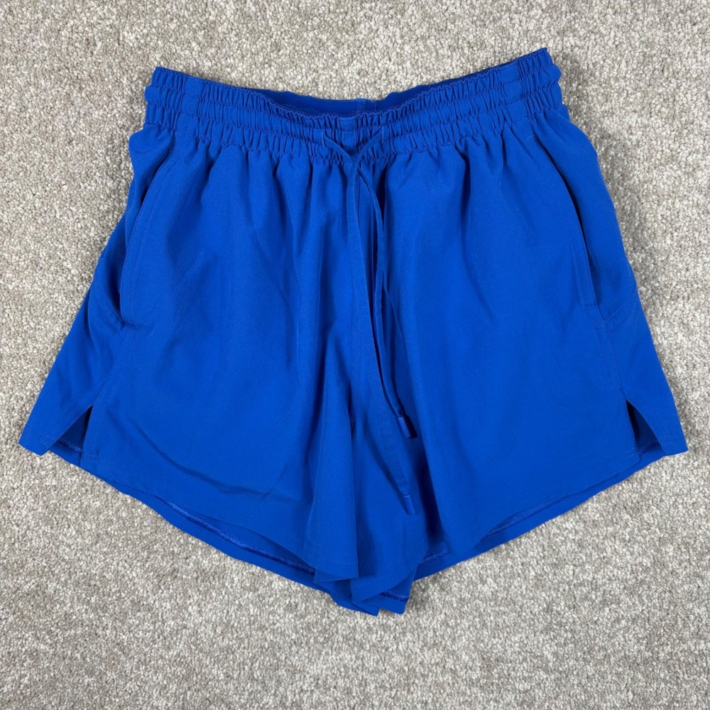 Lululemon Track That Mid-Rise Lined Short 3 Royal Blue LW7DHHS Size 0